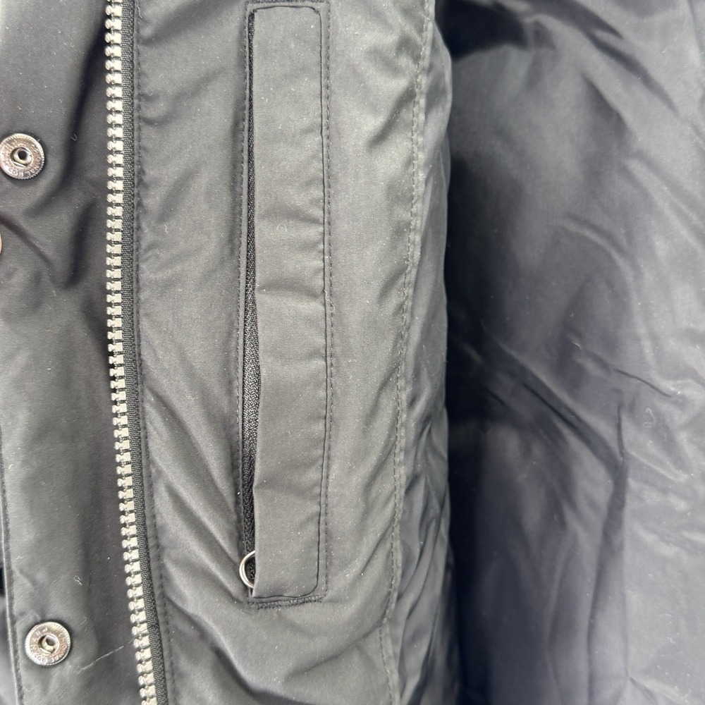 LL Bean Goose Down Puffer Jacket Women Plus 1X 1XL Black Water Repellant - Picture 6 of 11